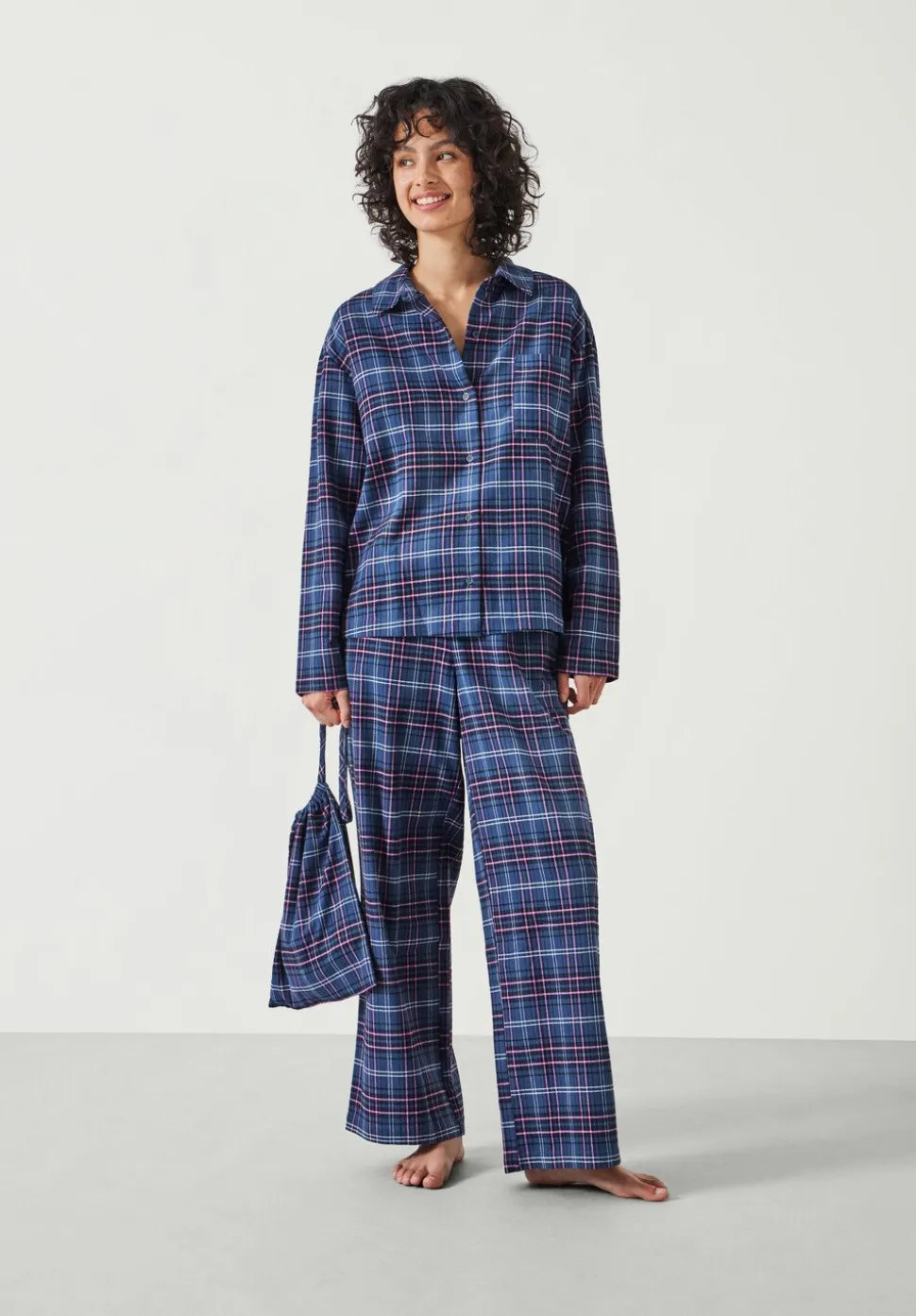 Luella Brushed Cotton Check Pyjamas