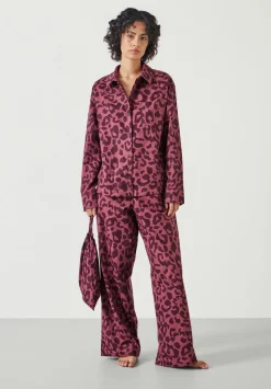 Luella Flannel Animal Print Pyjama Set