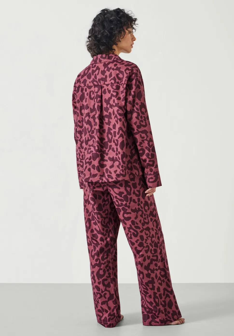 Luella Flannel Animal Print Pyjama Set