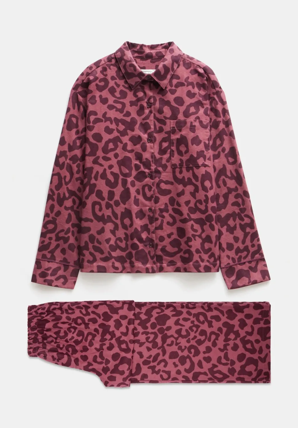 Luella Flannel Animal Print Pyjama Set
