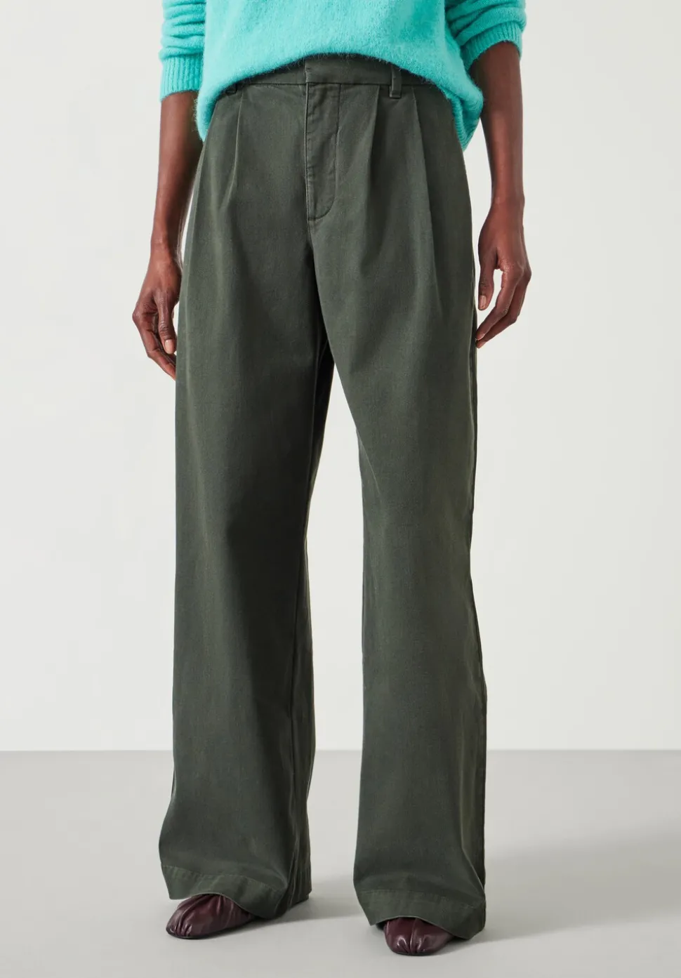 Lya Cotton Chino Trouser