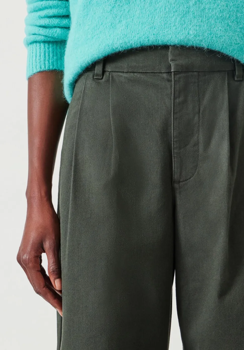 Lya Cotton Chino Trouser