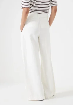 Lya Cotton Wide Leg Trousers