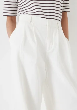 Lya Cotton Wide Leg Trousers