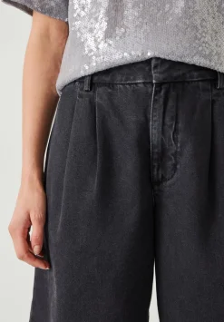 Lya Cropped Denim Bermuda Shorts