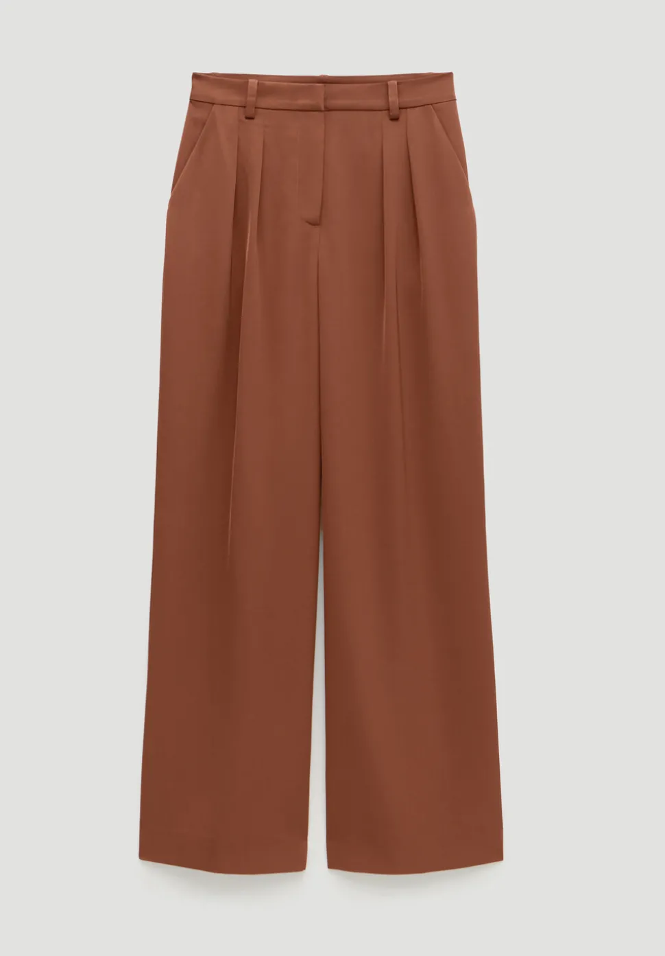 Lya Satin Twill Wide Leg Trousers