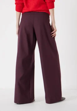 Lya Wool Blend Wide Leg Trousers