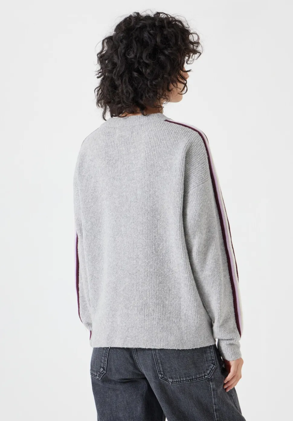 Lydia Ottoman Stripe Crew Neck Jumper