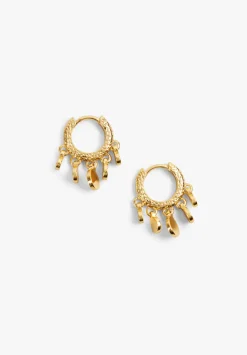 Lyra Mini Disc Earrings