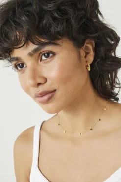 Lyra Mini Disc Earrings