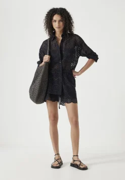 Margot Cotton Broderie Pull On Shorts