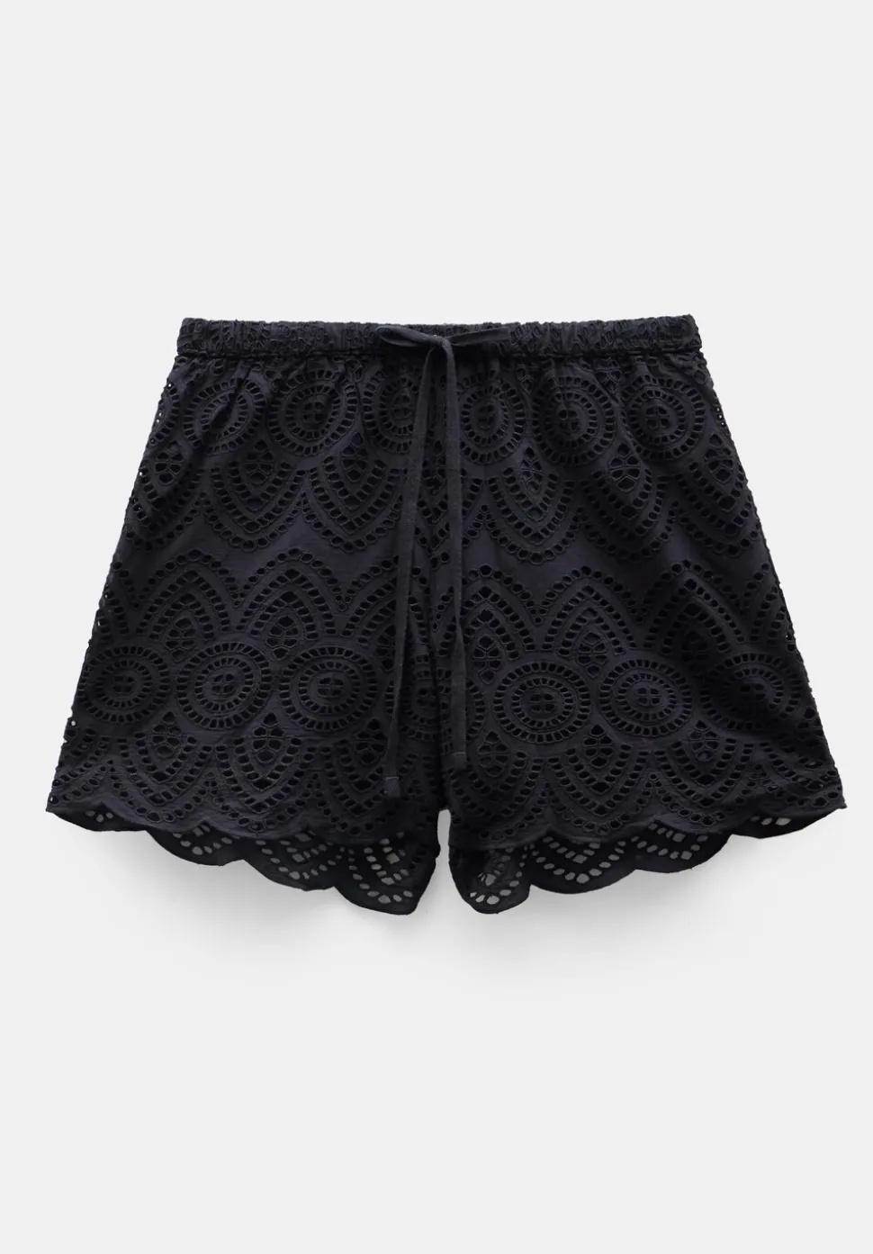 Margot Cotton Broderie Pull On Shorts