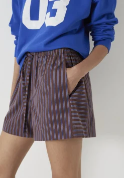 Margot Cotton Stripe Pull On Shorts