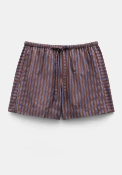 Margot Cotton Stripe Pull On Shorts