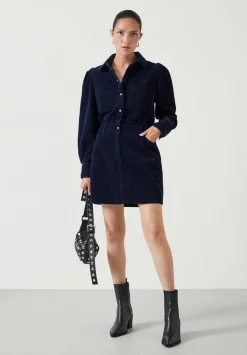 Mariella Cord Mini Dress