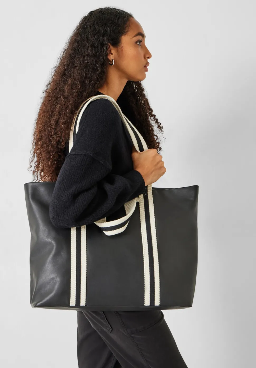Marlon Oversized Leather Tote Bag