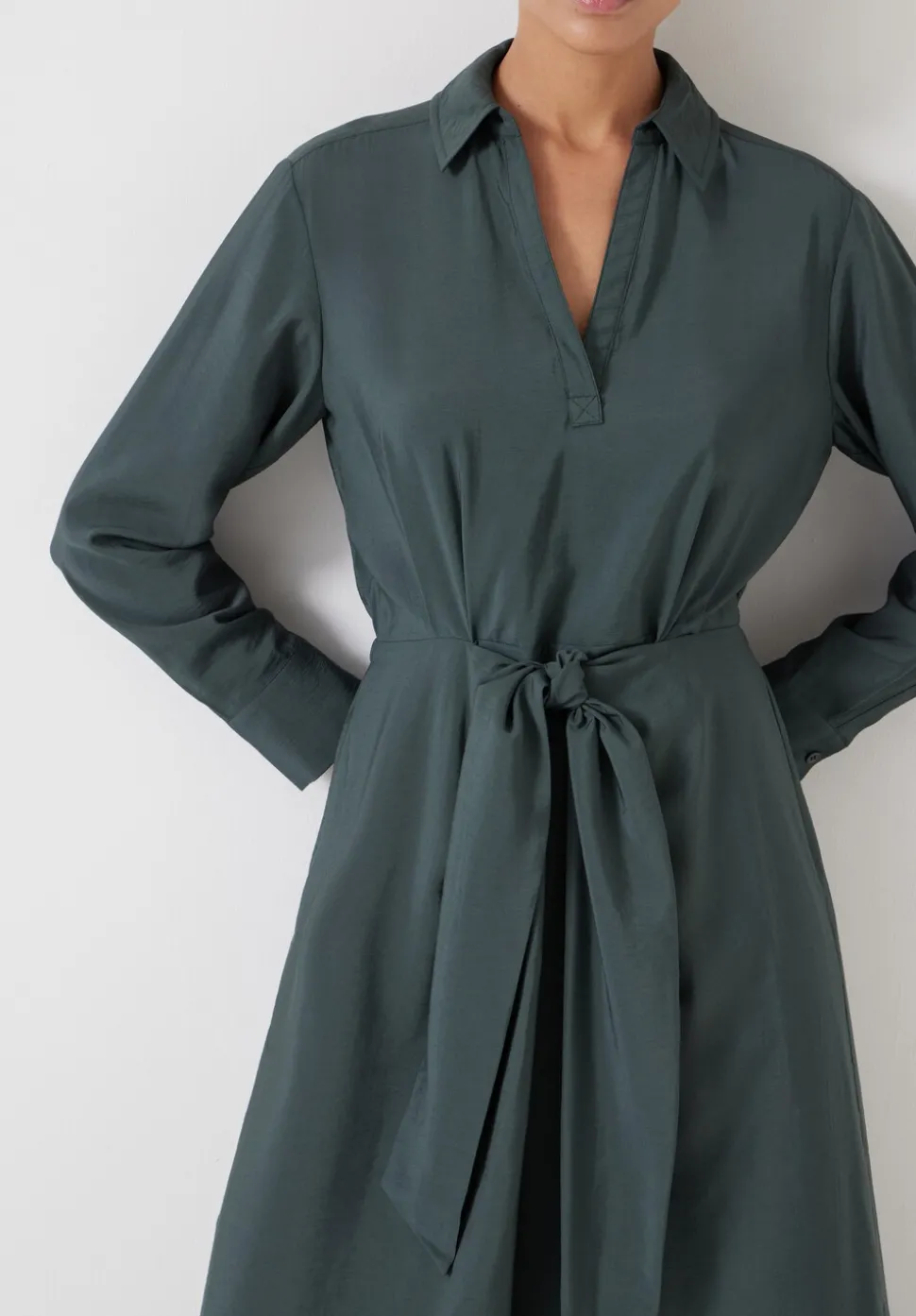 Maya Air Flow Front Tie Maxi Dress