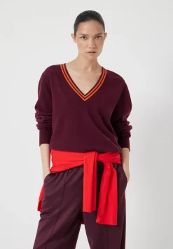 Merino Wool V Neck Jumper