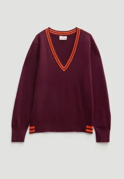 Merino Wool V Neck Jumper
