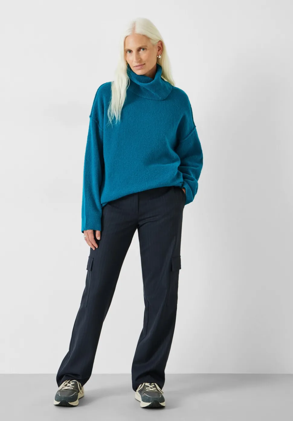 Meryl Roll Neck Wool Blend Jumper