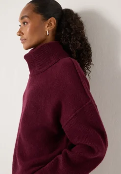 Meryl Wool Blend Roll Neck Jumper