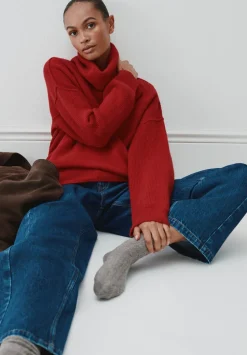 Meryl Wool Blend Roll Neck Jumper