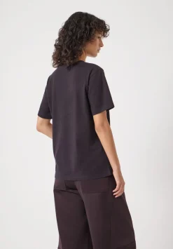 Metallic Graphic Cotton T-Shirt