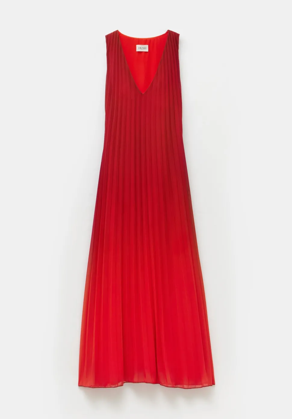 Molly Ombre Pleat Maxi Dress