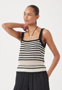 Mono Stitch Cotton Knitted Top