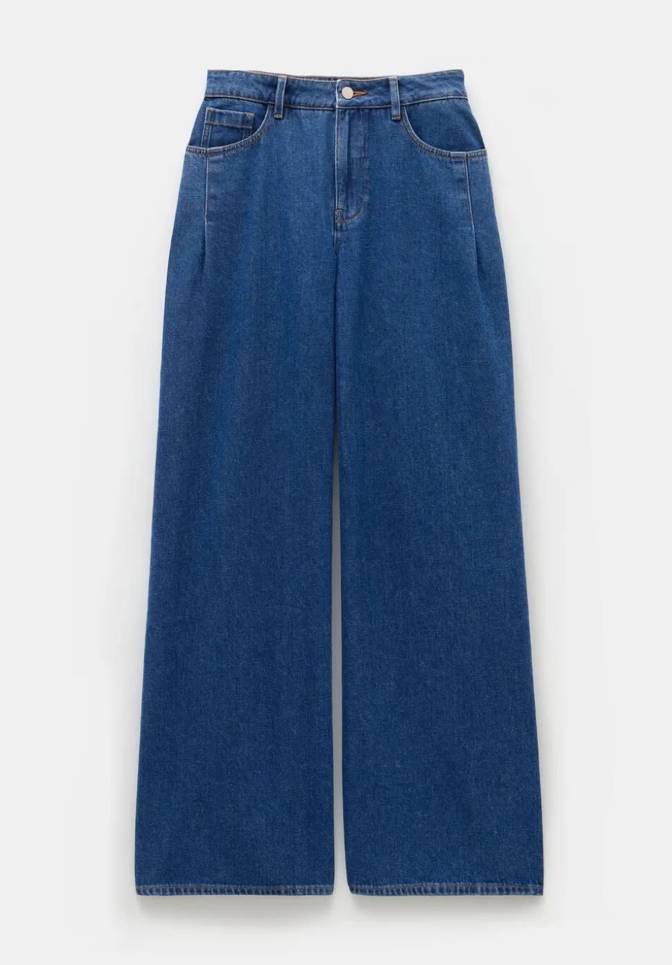 Nova Pintuck Wide Leg Jeans