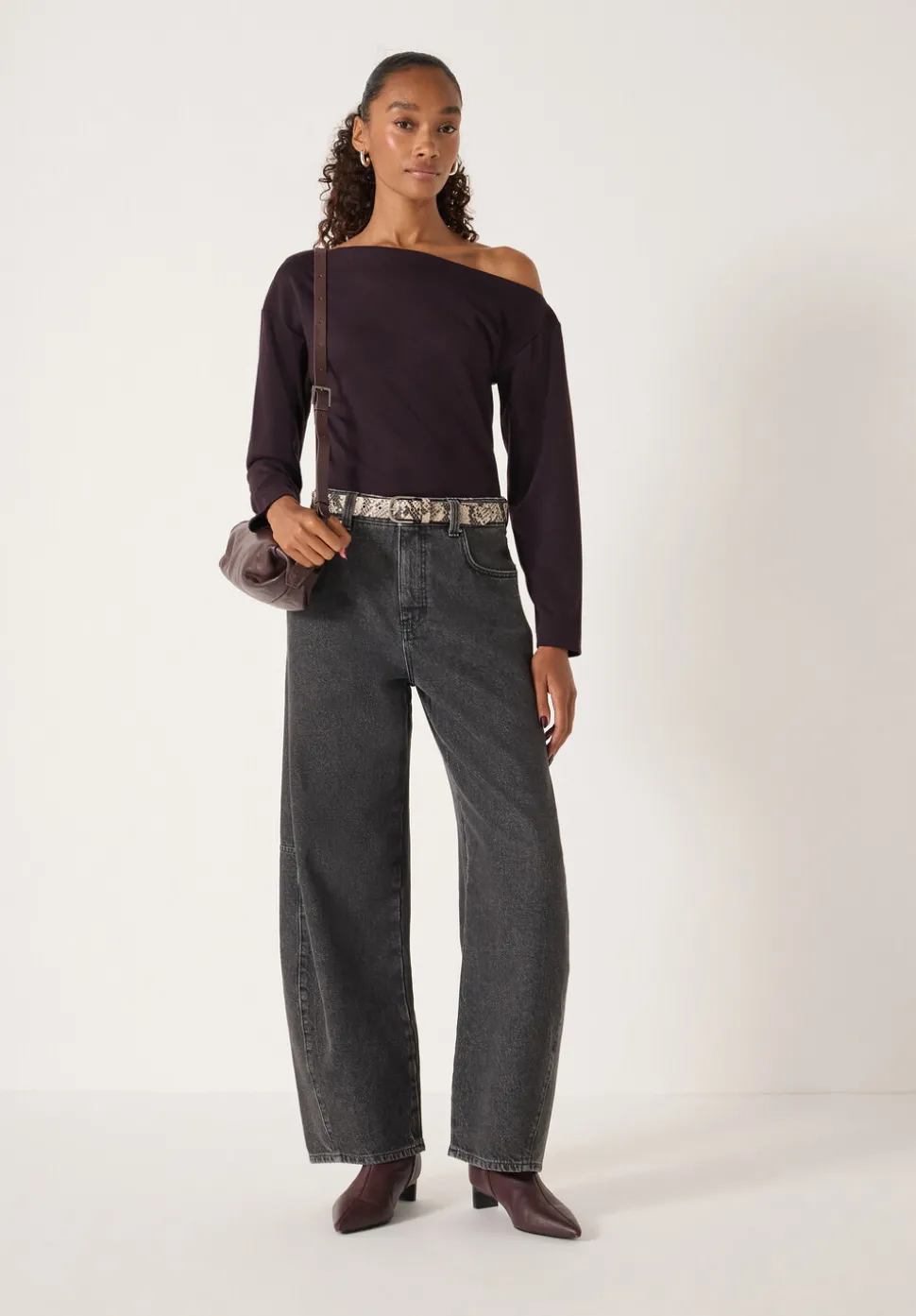 Off Shoulder Jersey Top