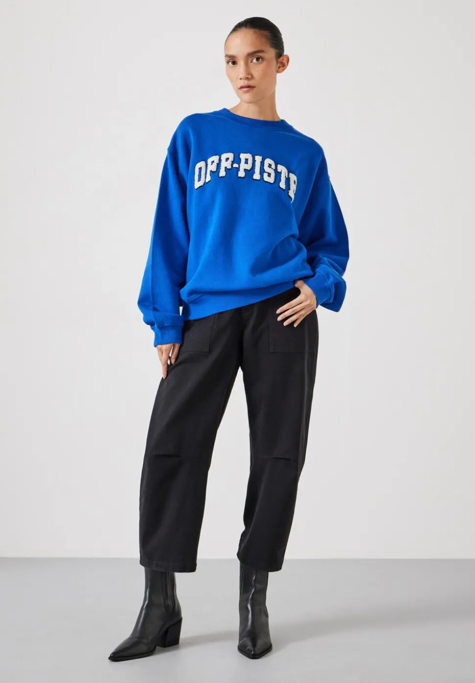 Off-Piste Towelling Graphic Sweatshirt