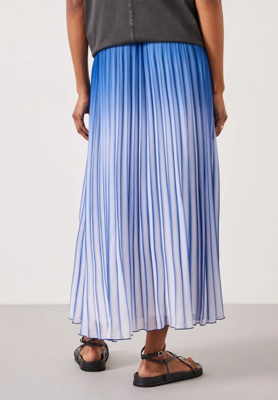 Olivia Maxi Ombre Pleat Skirt