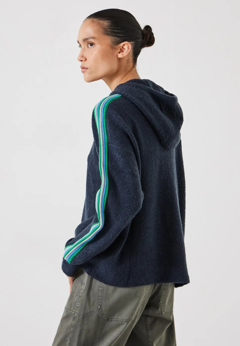 Olivia Ottoman Stripe Hoodie