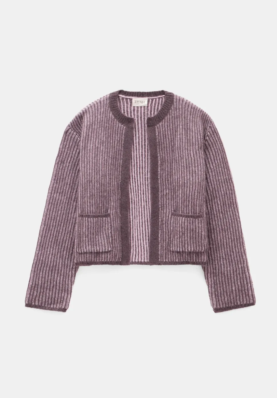 Opal Tonal Stripe Wool Blend Cardigan