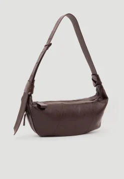 Oversized Leather Crescent Bag