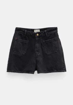 Patch Pocket Denim Shorts
