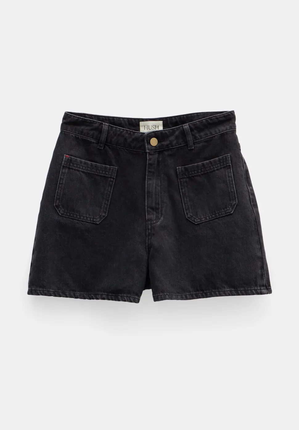 Patch Pocket Denim Shorts