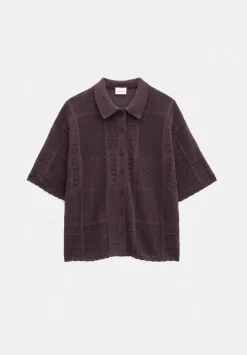 Patchwork Stitch Knitted Top