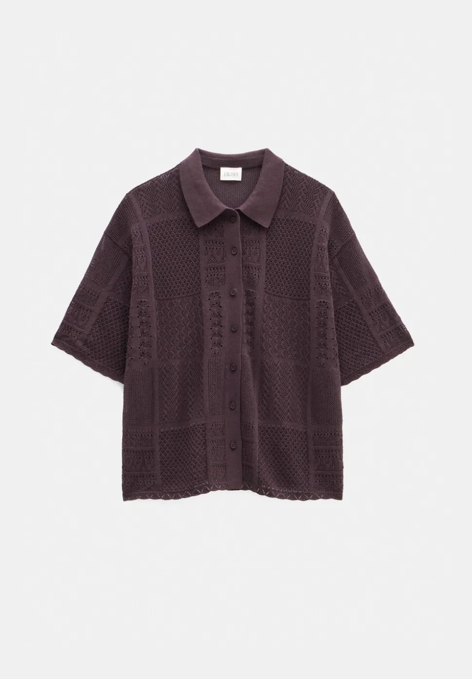 Patchwork Stitch Knitted Top