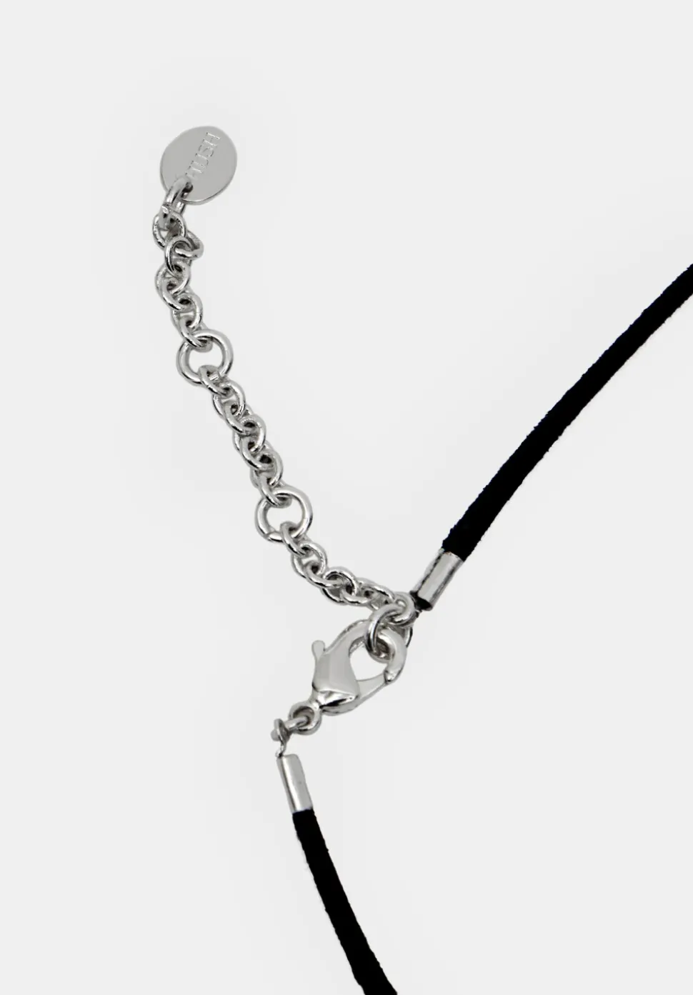 Pebble Pendant Cord Necklace