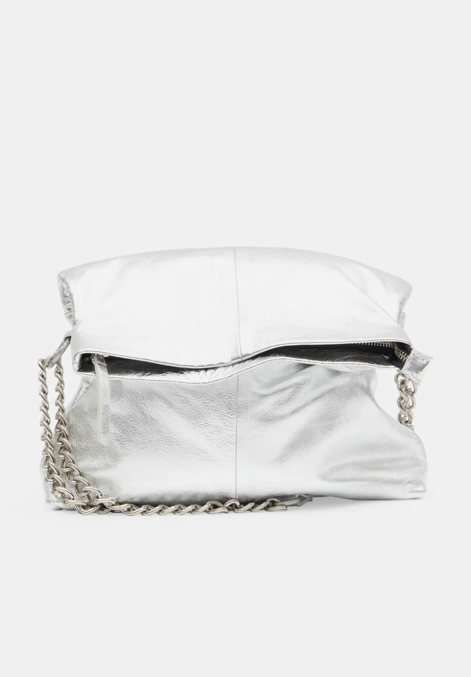 Perrie Chain Leather Crossbody Bag