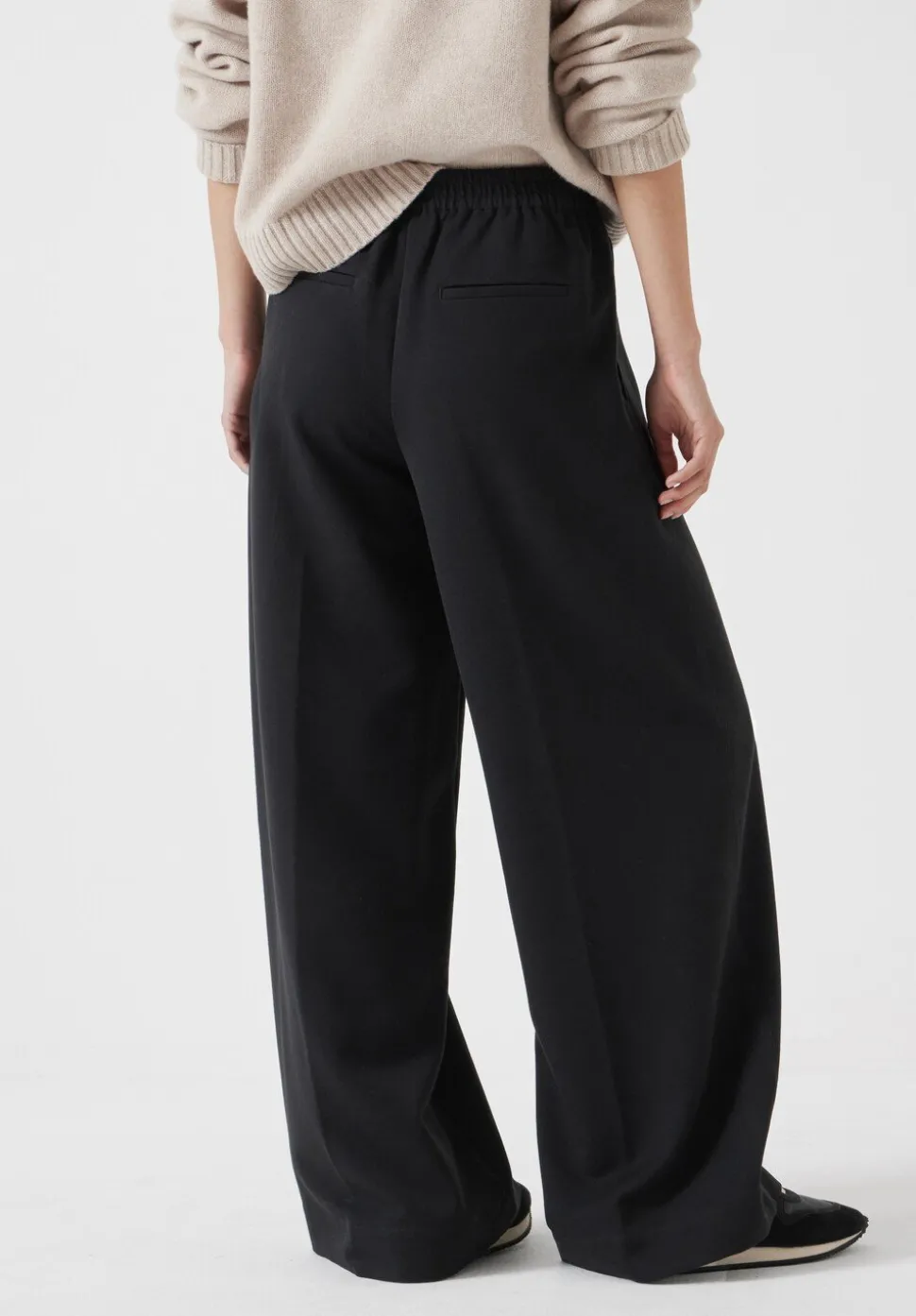 Petunia Pintuck Wide Leg Trousers