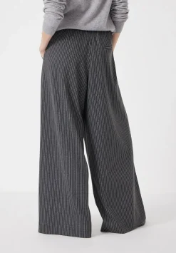 Pinstripe Wide Leg Jogger