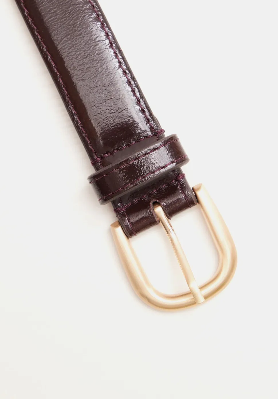Polly Patent Leather Belt