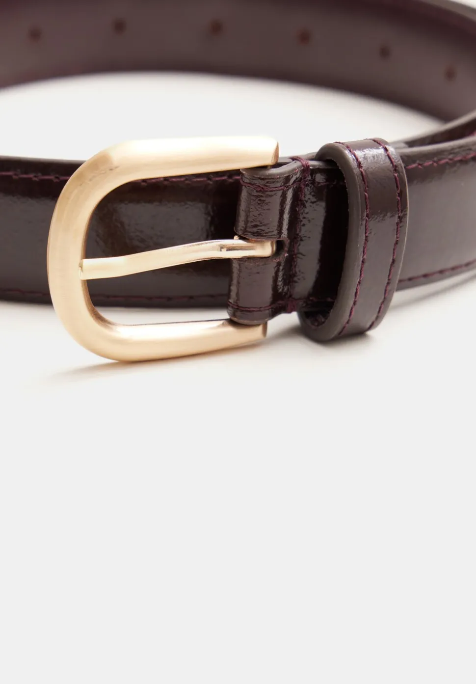 Polly Patent Leather Belt