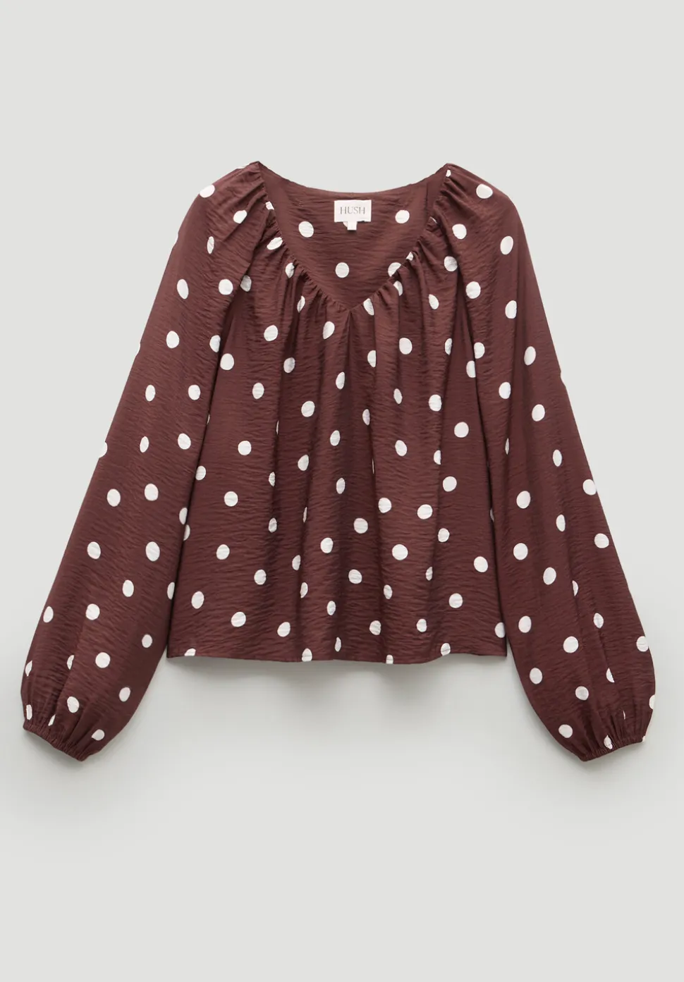 Printed Airflow V Neck Blouse