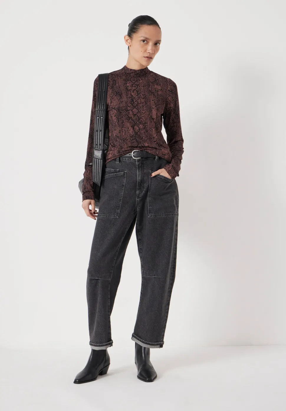 Printed Long Sleeve Top