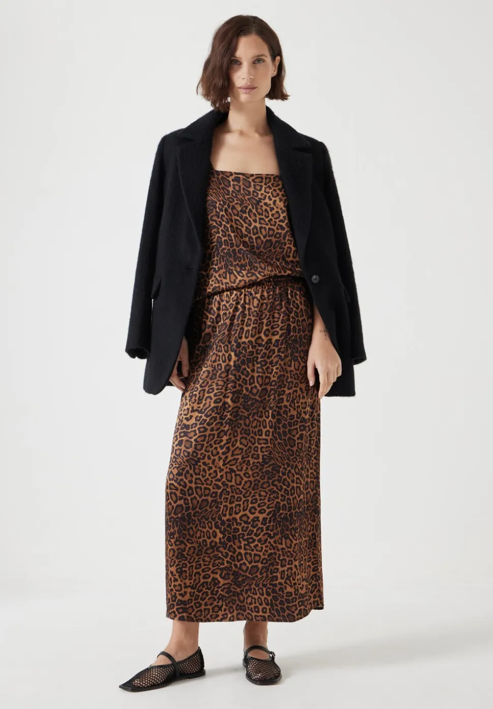 Printed Midi Skirt