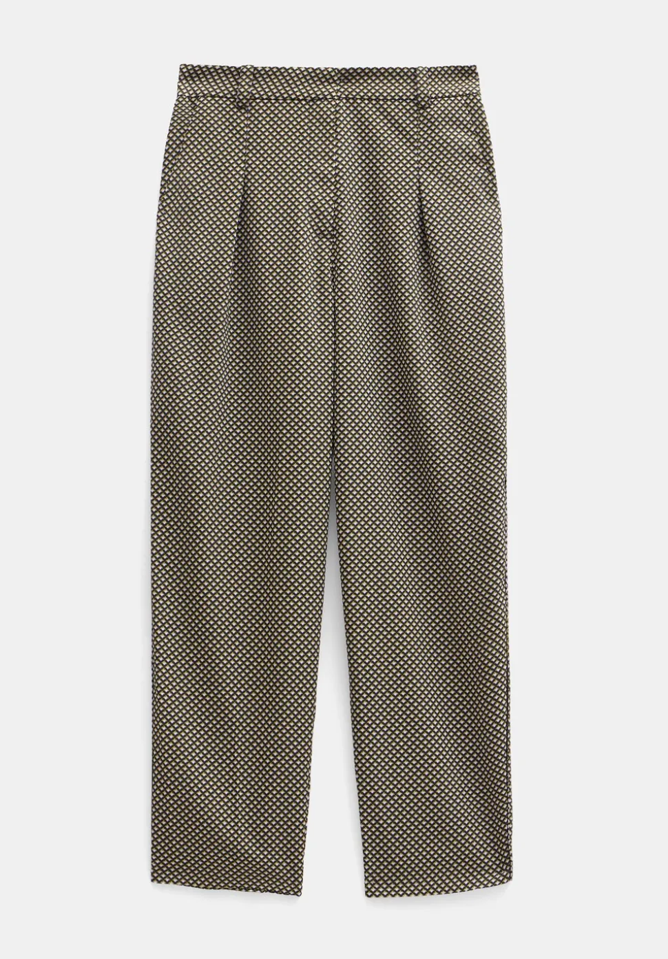 Printed Tapered Trousers